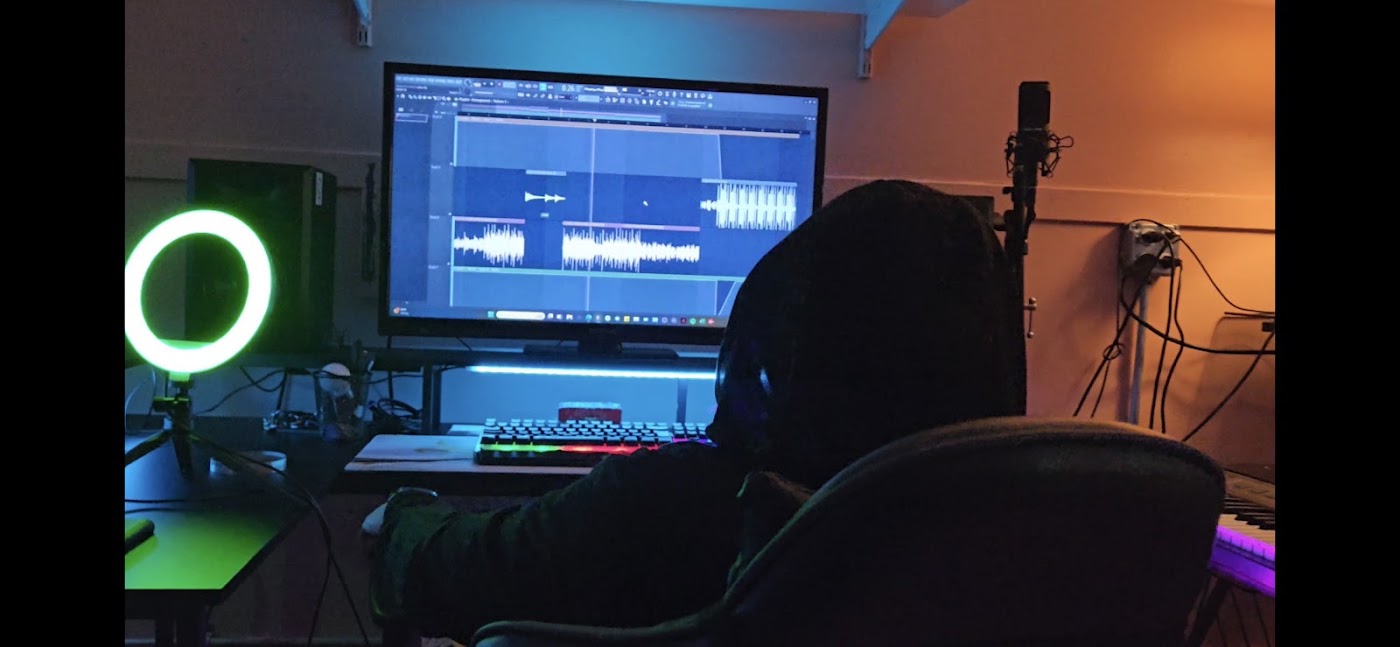 Recording studio interior for RIO CALLIX STUDIO