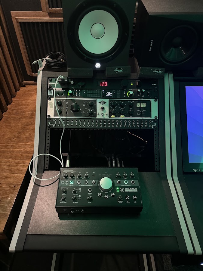 Real studio photo for Levels on the mic Whitestone