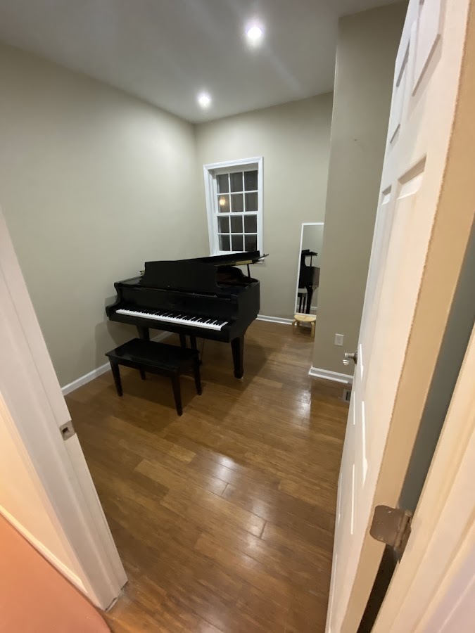Recording studio interior for ABC Music School