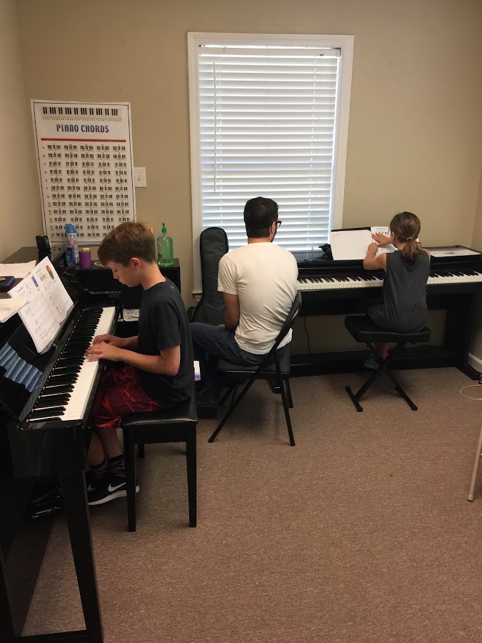 Recording studio interior for Overtones Music Academy