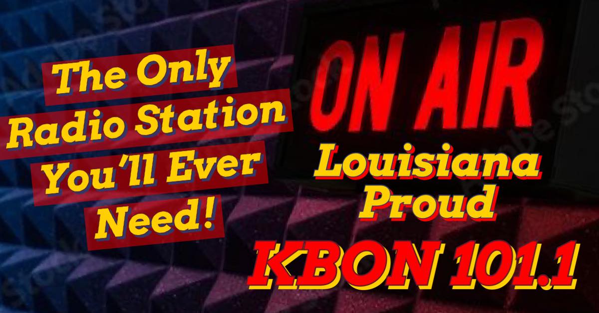 Recording studio interior for KBON 101.1 FM