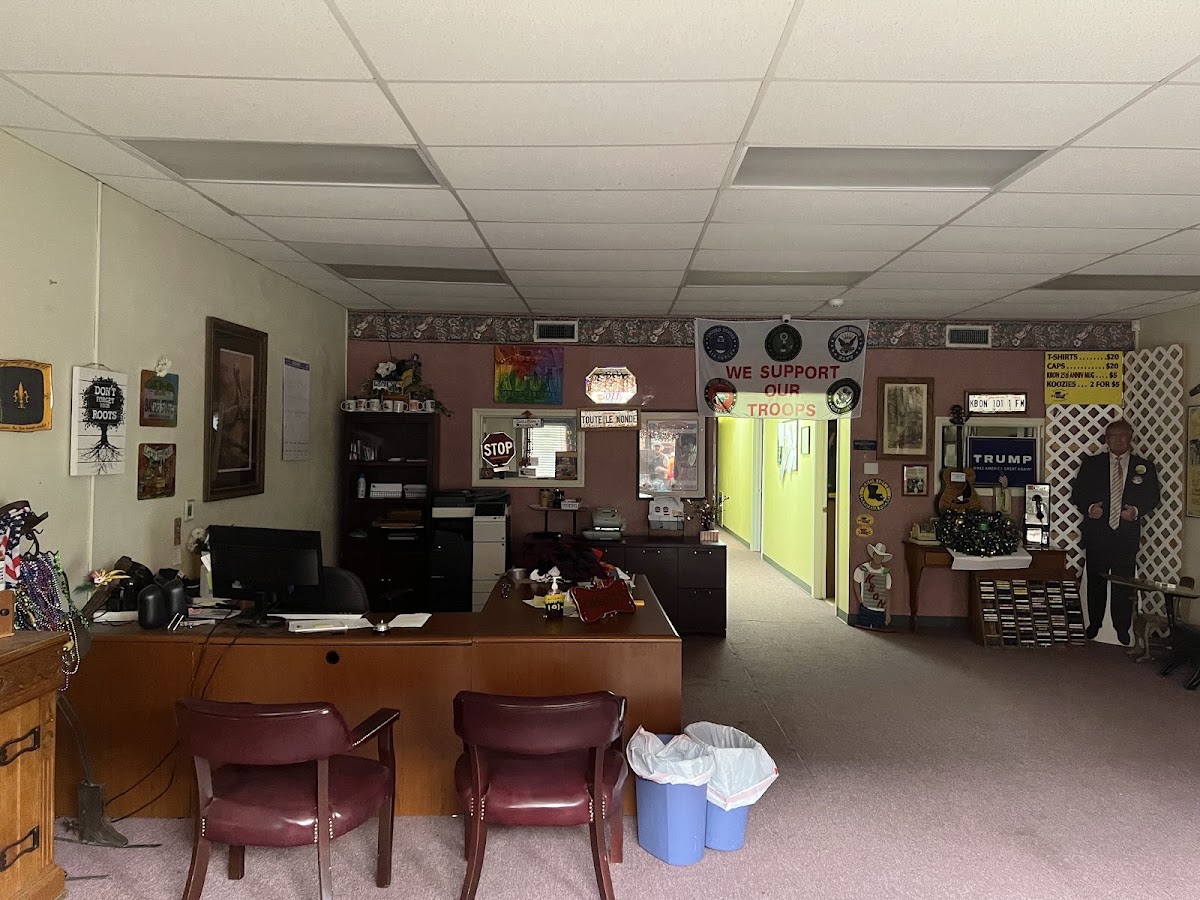 Real studio photo for KBON 101.1 FM