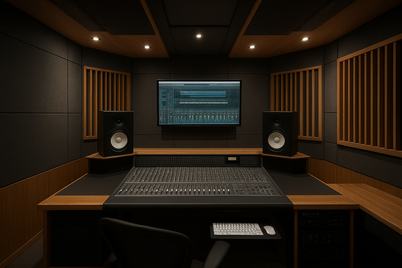 Recording studio interior for Babujyanstudio
