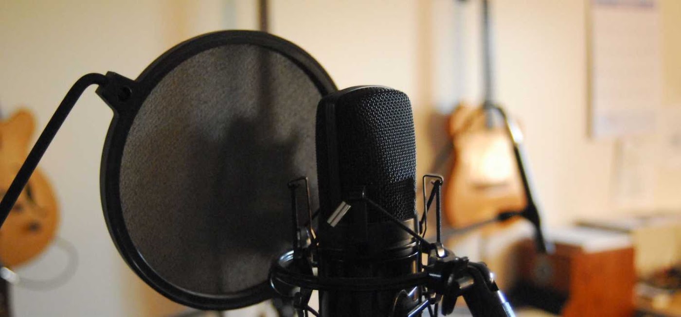 Recording studio interior for Winnipeg Recording Studio