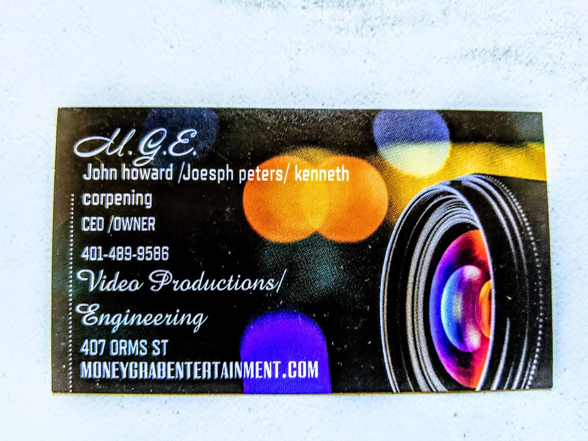 Real studio photo for M.G.E LLC Recording studio