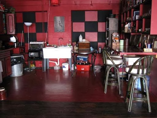 Recording studio interior for Big Red Studio & Productions