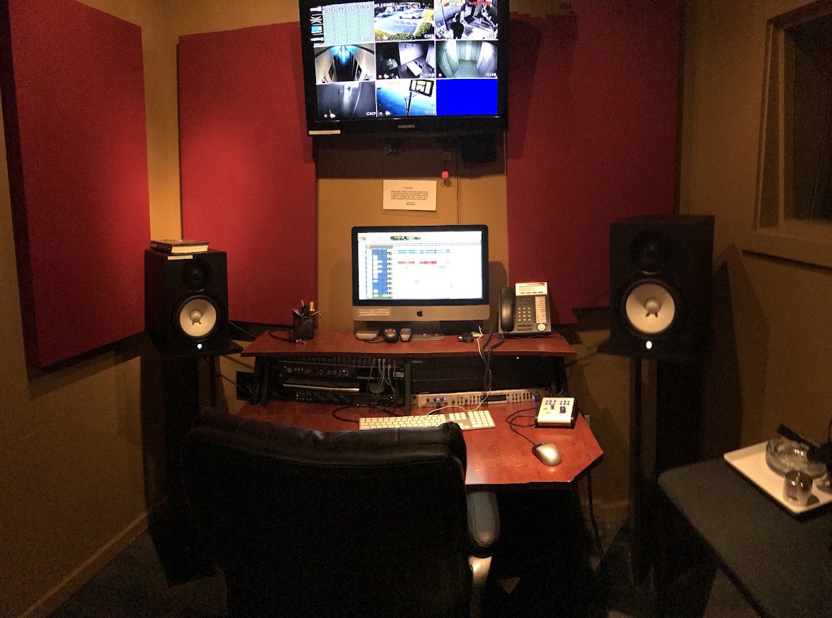 Recording studio interior for Twelve Music Group