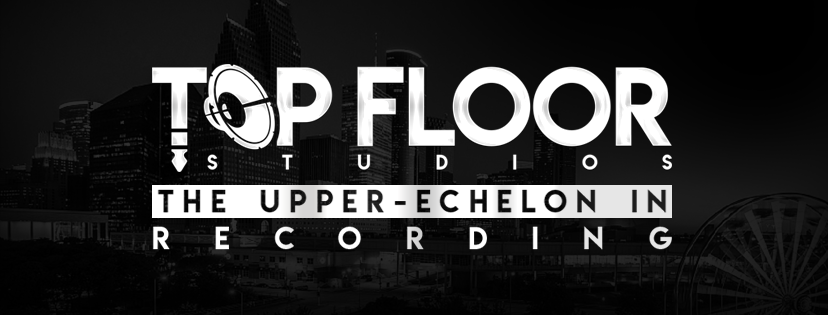 Recording studio interior for Top Floor Studios