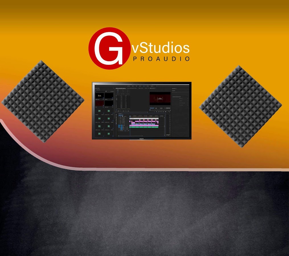 Real studio photo for GvStudios Music
